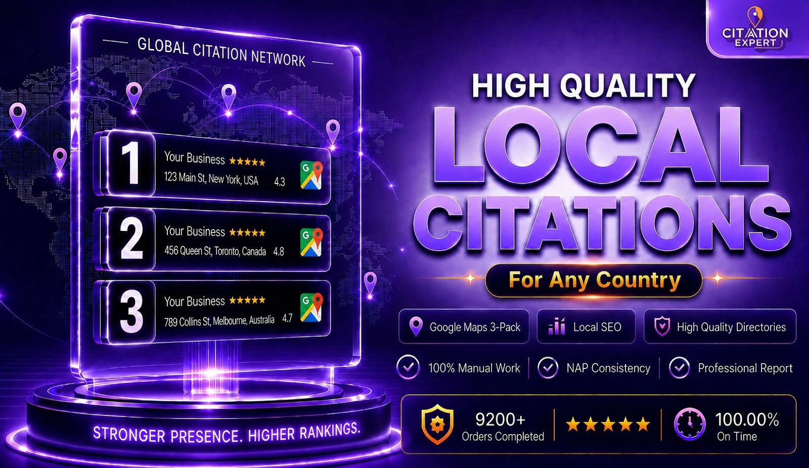High Quality Local Citations For Any Country