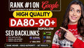 DA80-90 SEO Backlinks & AI Brand Mentions